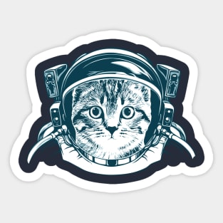 Cat in the space Sticker